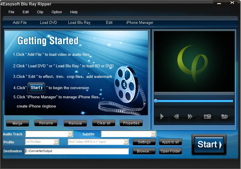Click to view Blu Ray Ripper 3.1.08 screenshot