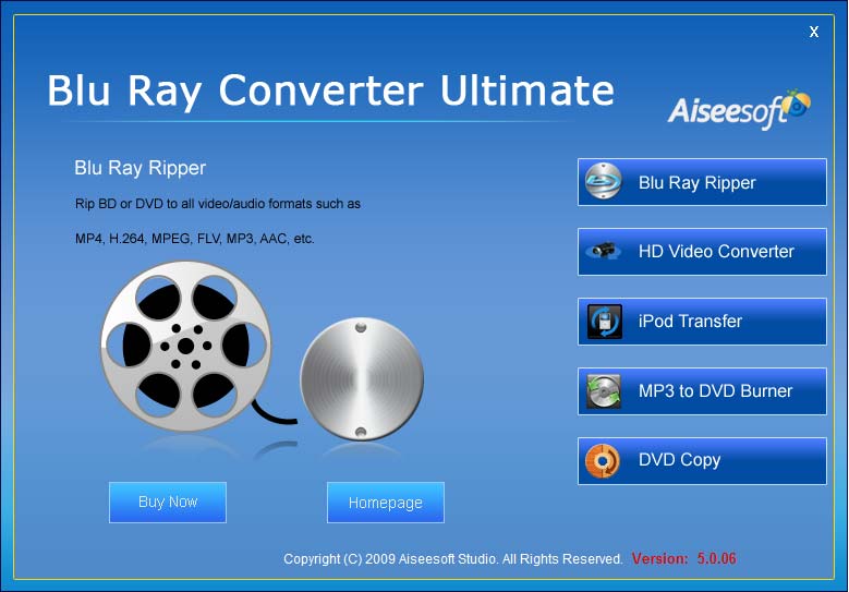Aiseesoft Blu Ray Converter Ultimate Screenshot