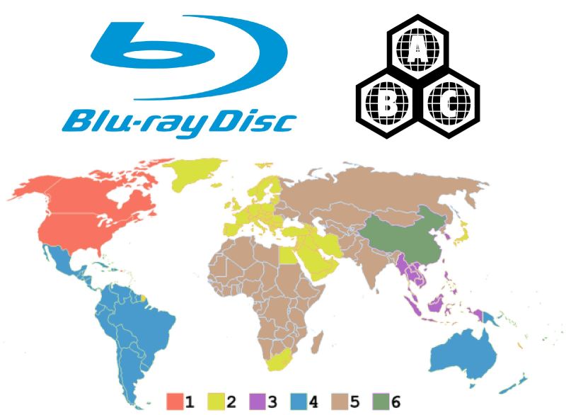 Blu-ray and DVD Region Codes