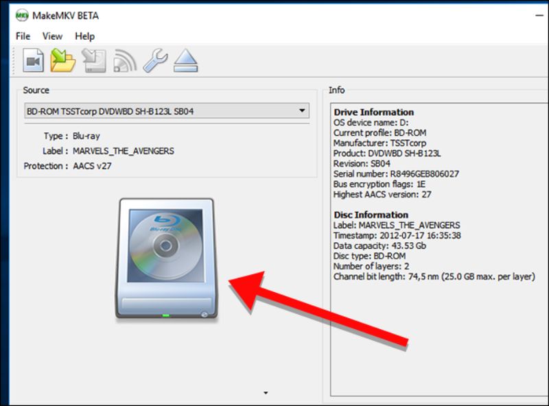 Click Disc Drive Icon