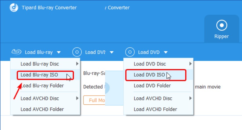 Load Blu-ray DVD ISO in Blu-ray Ripper