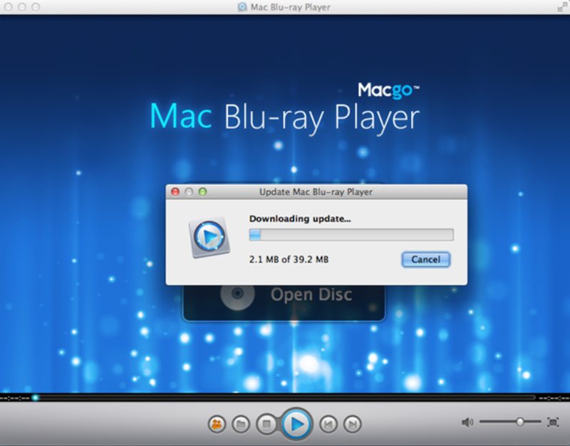Macgo Blu-ray Player Updating