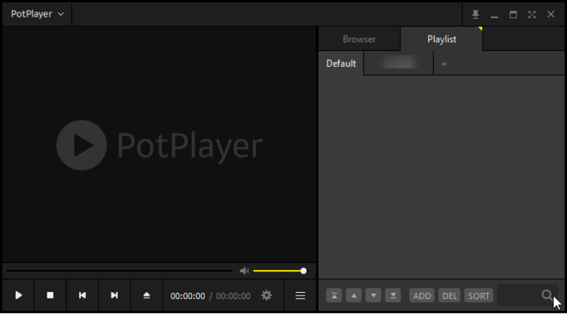 Potplayer User Interface