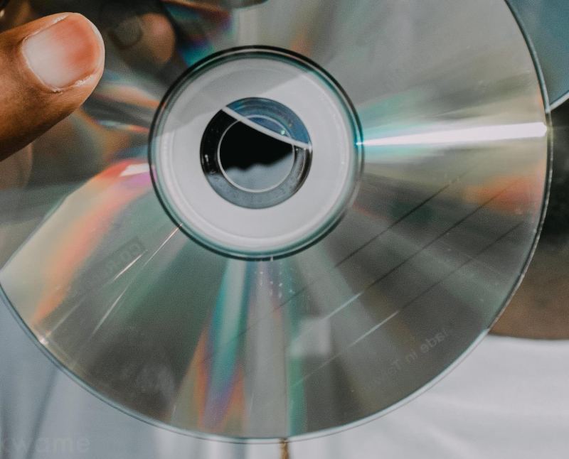 A DVD with Scratches