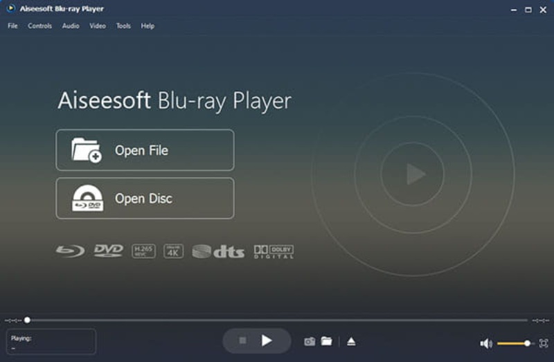 Aiseesoft Blu-ray Player Windows Interface