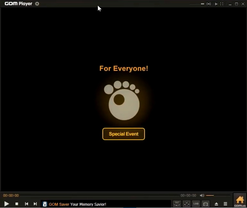 GOM Player Windows Screenshot