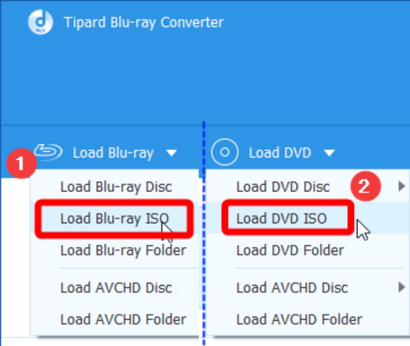 Load Blu-ray ISO or DVD ISO File in Blu-ray Ripper
