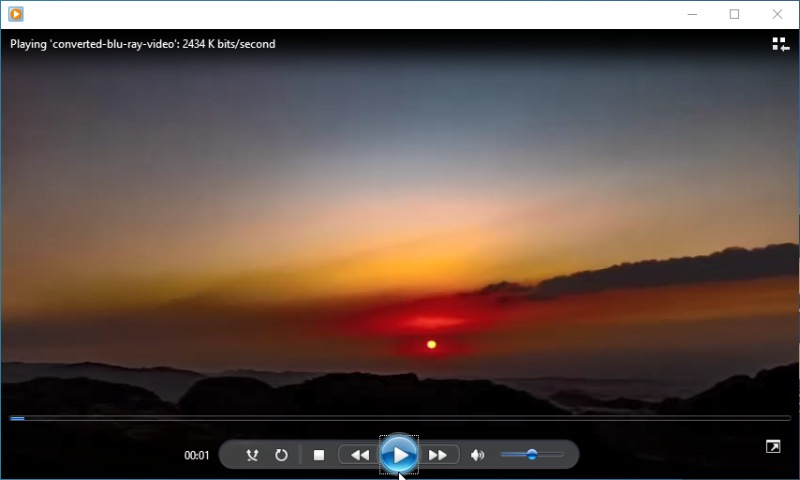 Playing Copnverted Bluray Video on Windows