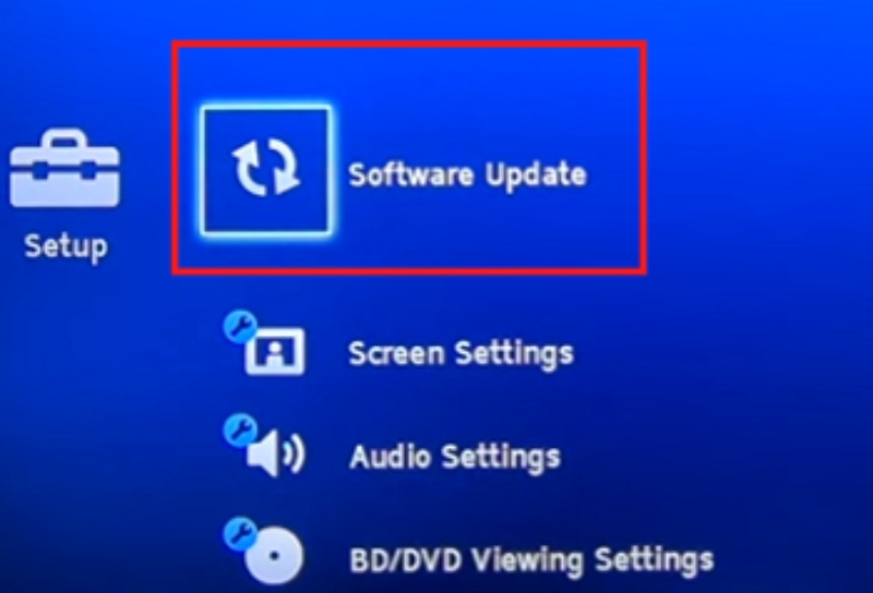 Sony Blu-ray Player Software Update