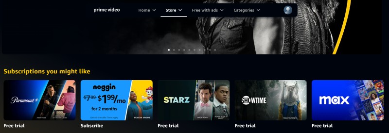 Amazon Prime Video Channels 