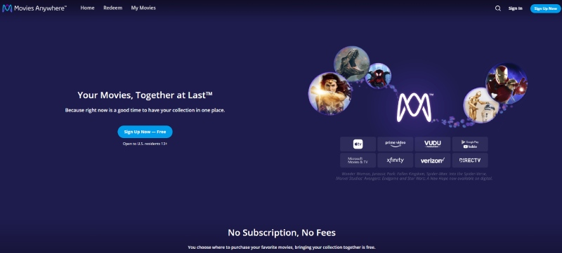 Movies Anywhere Official Site