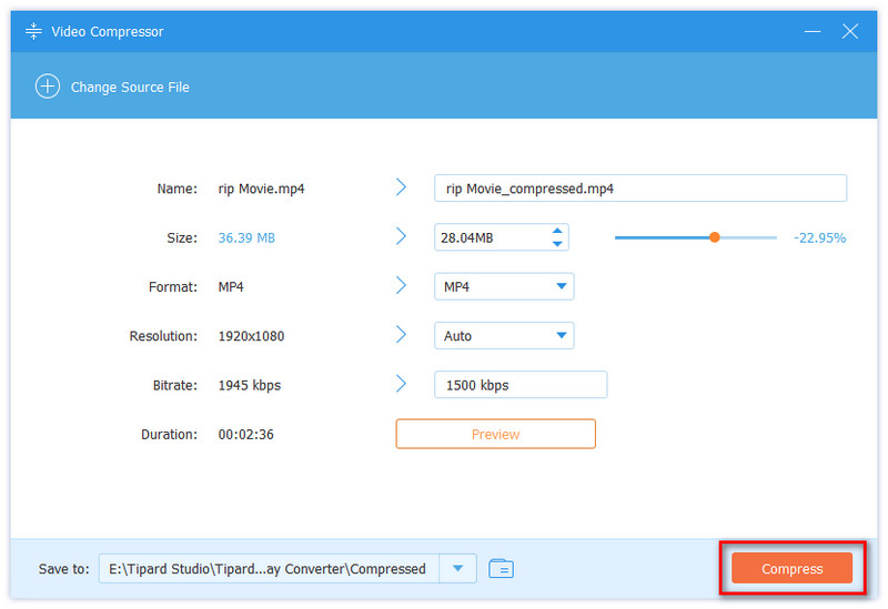 Compress Successfully