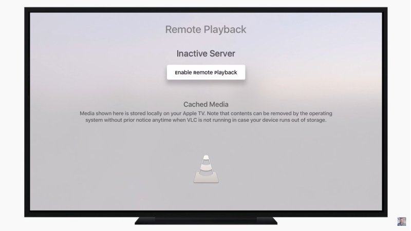 Remote Playback in VLC on Apple TV