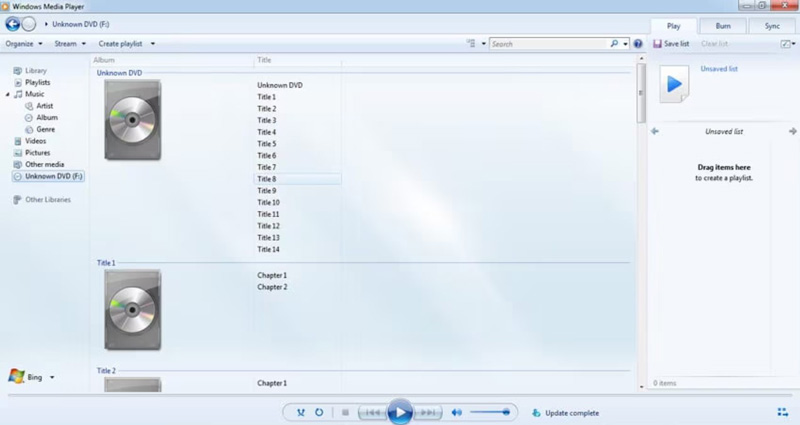 Play DVD with Windows Media Player