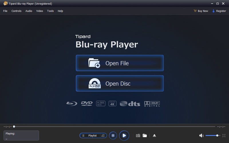 The Interface of Blu-ray Player