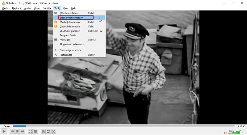 Track Synchronization in VLC