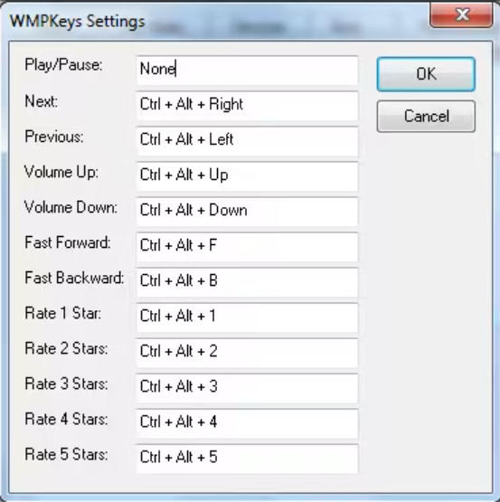 WMP Keys plug-in