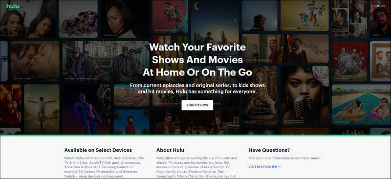 Hulu Interface