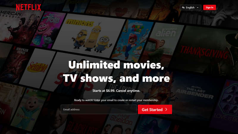 Netflix Interface