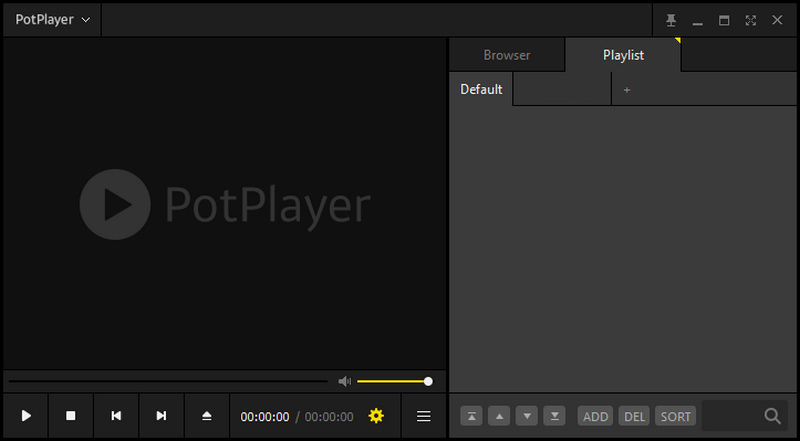 PotPlayer Interface